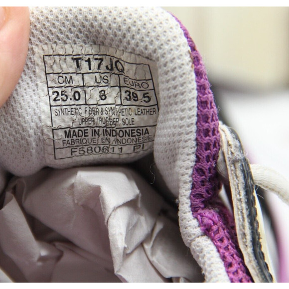 Asics Gel-Sting33 Running Shoes Womens Sz 8 Purple Suede T17JQ Walking Sneakers - Picture 8 of 8